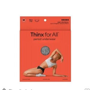 Thinx for All Absorbent Underwear - Black, medium, super absorbency